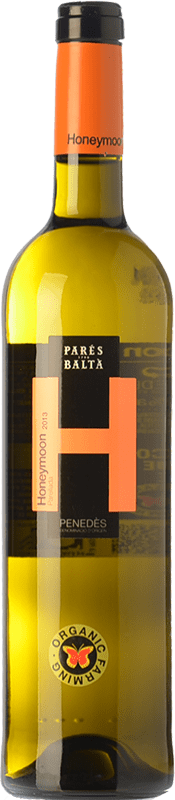 13,95 € Envío gratis | Vino blanco Parés Baltà Honeymoon Joven D.O. Penedès Cataluña España Parellada Botella 75 cl