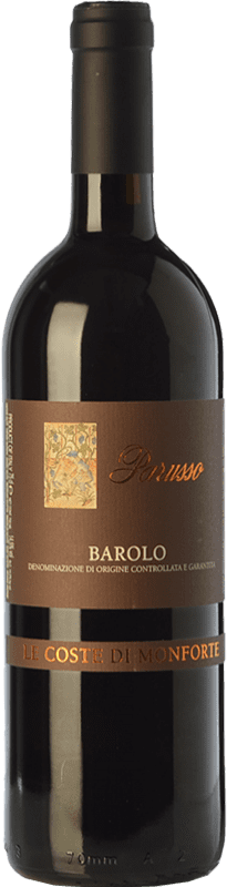 78,95 € Бесплатная доставка | Красное вино Parusso Le Coste di Monforte D.O.C.G. Barolo Пьемонте Италия Nebbiolo бутылка 75 cl