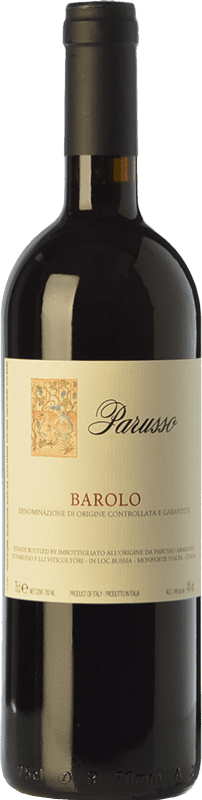 49,95 € 免费送货 | 红酒 Parusso D.O.C.G. Barolo 皮埃蒙特 意大利 Nebbiolo 瓶子 75 cl