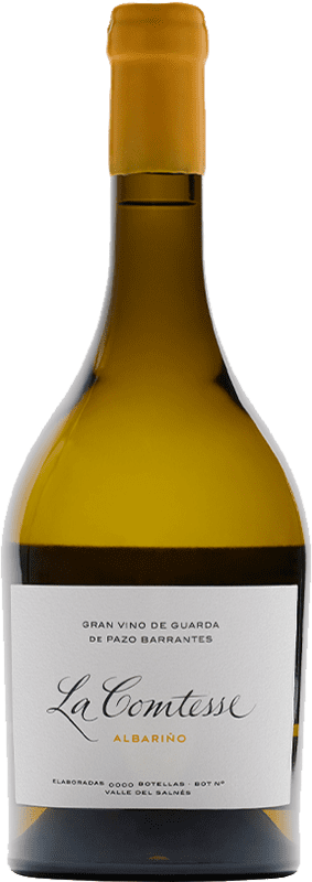 129,95 € Бесплатная доставка | Белое вино Pazo de Barrantes La Comtesse старения D.O. Rías Baixas Галисия Испания Albariño бутылка 75 cl