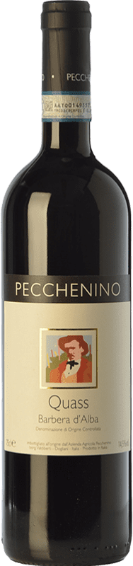 18,95 € Бесплатная доставка | Красное вино Pecchenino Quass D.O.C. Barbera d'Alba Пьемонте Италия Barbera бутылка 75 cl