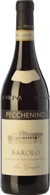45,95 € Envio grátis | Vinho tinto Pecchenino San Giuseppe D.O.C.G. Barolo Piemonte Itália Nebbiolo Garrafa 75 cl