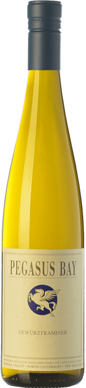 43,95 € Бесплатная доставка | Белое вино Pegasus Bay старения I.G. Waipara Waipara Новая Зеландия Gewürztraminer бутылка 75 cl