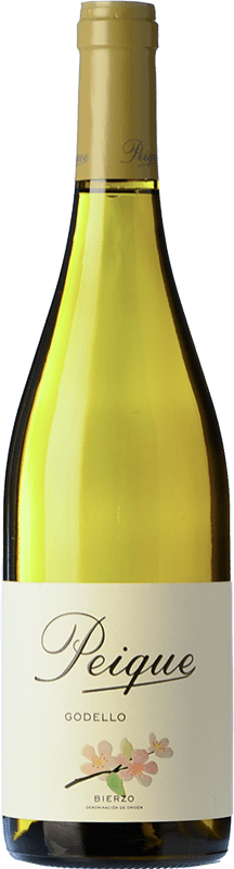 12,95 € Free Shipping | White wine Peique sobre Lías D.O. Bierzo Castilla y León Spain Godello Bottle 75 cl