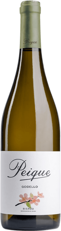10,95 € Free Shipping | White wine Peique sobre Lías D.O. Bierzo Castilla y León Spain Godello Bottle 75 cl