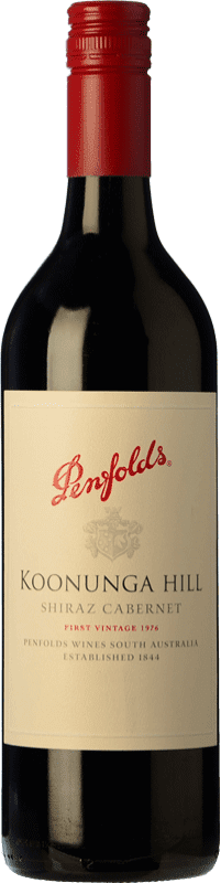 12,95 € 免费送货 | 红酒 Penfolds Koonunga Hill Shiraz-Cabernet 岁 I.G. Southern Australia 南澳大利亚 澳大利亚 Syrah, Cabernet Sauvignon 瓶子 75 cl