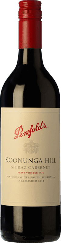 13,95 € Envío gratis | Vino tinto Penfolds Koonunga Hill Shiraz-Cabernet Crianza I.G. Southern Australia Southern Australia Australia Syrah, Cabernet Sauvignon Botella 75 cl