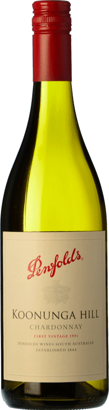 11,95 € 免费送货 | 白酒 Penfolds Koonunga Hill 岁 I.G. Southern Australia 南澳大利亚 澳大利亚 Chardonnay 瓶子 75 cl