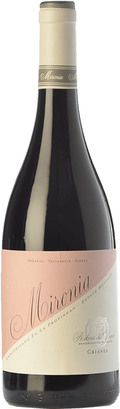 22,95 € Spedizione Gratuita | Vino Rosso Peñafiel Mironia Crianza — Invecchiato in Botte D.O. Ribera del Duero Castilla y León Spagna Tempranillo Bottiglia 75 cl