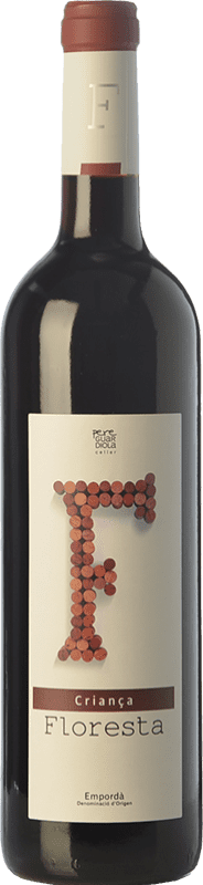 8,95 € Free Shipping | Red wine Pere Guardiola Floresta Criança Aged D.O. Empordà Catalonia Spain Merlot, Grenache, Cabernet Sauvignon Bottle 75 cl