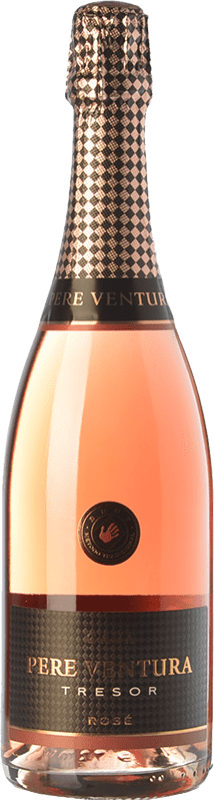 26,95 € 送料無料 | ロゼのスパークリングワイン Pere Ventura Tresor Brut — ブリュット Rosé — ロゼ レセルバ D.O. Cava カタロニア スペイン Trepat — トレパット 75 cl