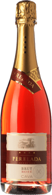 9,95 € Envio grátis | Espumante rosé Perelada Rosé Brut D.O. Cava Catalunha Espanha Grenache, Pinot Preto, Trepat Garrafa 75 cl