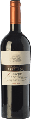 46,95 € Spedizione Gratuita | Vino Rosso Perelada & Chivite 5 Fincas Riserva D.O. Empordà Catalogna Spagna Tempranillo, Merlot, Syrah, Garnacha — Grenache, Cabernet Sauvignon, Cabernet Franc Bottiglia Magnum 1,5 L