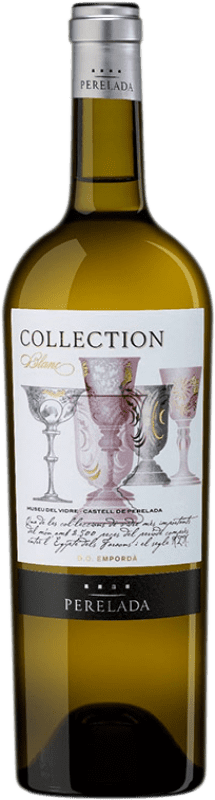 14,95 € Spedizione Gratuita | Vino bianco Perelada Collection Blanc Crianza D.O. Empordà Catalogna Spagna Chardonnay, Sauvignon Bianca Bottiglia 75 cl