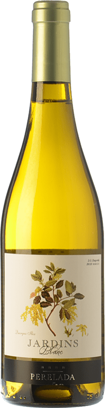 7,95 € Free Shipping | White wine Perelada Jardins Blanc Young D.O. Empordà Catalonia Spain Grenache White, Macabeo, Sauvignon White Bottle 75 cl