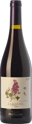 7,95 € Free Shipping | Red wine Perelada Jardins Negre Young D.O. Empordà Catalonia Spain Merlot, Syrah, Grenache, Cabernet Sauvignon, Monastrell Bottle 75 cl