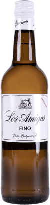 8,95 € Free Shipping | Fortified wine Pérez Barquero Fino Los Amigos D.O. Montilla-Moriles Andalusia Spain Pedro Ximénez Bottle 75 cl