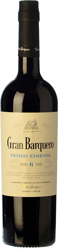 27,95 € 送料無料 | 甘口ワイン Pérez Barquero Gran Barquero D.O. Montilla-Moriles アンダルシア スペイン Pedro Ximénez ボトル 75 cl