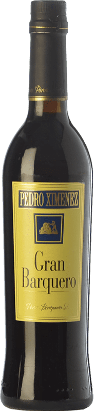 22,95 € 免费送货 | 甜酒 Pérez Barquero Gran Barquero D.O. Montilla-Moriles 安达卢西亚 西班牙 Pedro Ximénez 瓶子 Medium 50 cl