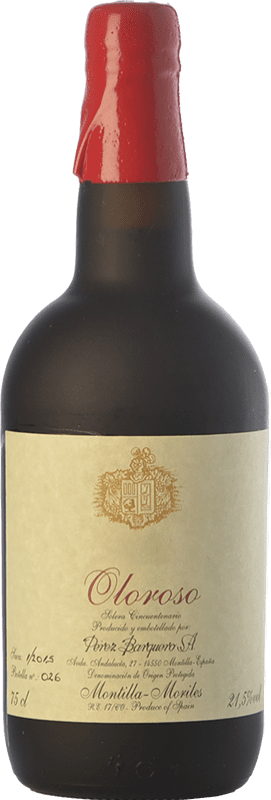 255,95 € Free Shipping | Fortified wine Pérez Barquero Solera 1955 Oloroso D.O. Montilla-Moriles Andalusia Spain Pedro Ximénez Bottle 75 cl