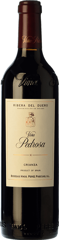 28,95 € Бесплатная доставка | Красное вино Hermanos Pérez Pascuas Viña Pedrosa старения D.O. Ribera del Duero Кастилия-Леон Испания Tempranillo бутылка 75 cl