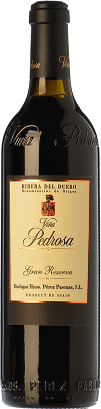 96,95 € Envio grátis | Vinho Tinto Hermanos Pérez Pascuas Viña Pedrosa Grande Reserva D.O. Ribera del Duero Castela e Leão Espanha Tempranillo, Cabernet Sauvignon 75 cl