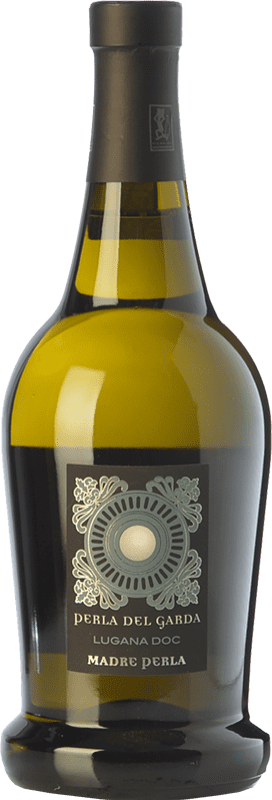 25,95 € Spedizione Gratuita | Vino bianco Perla del Garda Madre Perla D.O.C. Lugana lombardia Italia Trebbiano di Lugana Bottiglia 75 cl