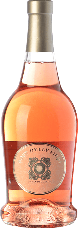 16,95 € 免费送货 | 玫瑰酒 Perla del Garda Rose delle Siepi 意大利 Rebo 瓶子 75 cl