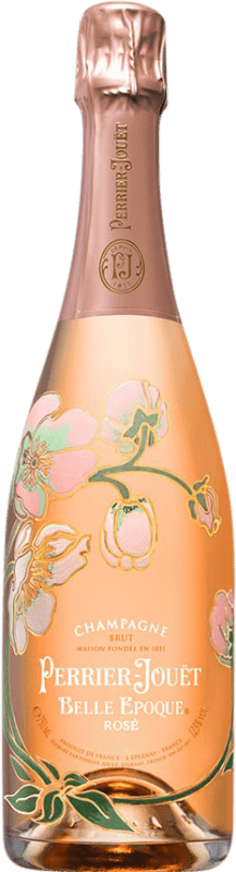 276,95 € Envío gratis | Espumoso rosado Perrier-Jouët Cuvée Belle Époque Rosé Reserva A.O.C. Champagne Champagne Francia Pinot Negro, Chardonnay, Pinot Meunier Botella 75 cl