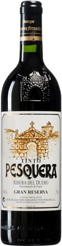 111,95 € Бесплатная доставка | Красное вино Pesquera Гран Резерва 1995 D.O. Ribera del Duero Кастилия-Леон Испания Tempranillo — Темпранильо Бутылка 75 cl