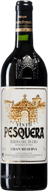 106,95 € 免费送货 | 红酒 Pesquera 大储备 1995 D.O. Ribera del Duero 卡斯蒂利亚莱昂 西班牙 Tempranillo 瓶子 75 cl