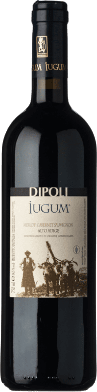 46,95 € 免费送货 | 红酒 Dipoli Lugum D.O.C. Alto Adige 特伦蒂诺 - 上阿迪杰 意大利 Merlot, Cabernet Sauvignon 瓶子 75 cl