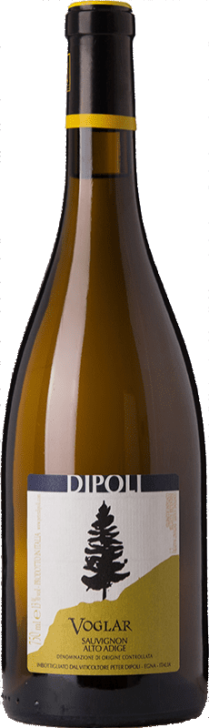 27,95 € Free Shipping | White wine Dipoli Voglar D.O.C. Alto Adige Trentino-Alto Adige Italy Sauvignon Bottle 75 cl