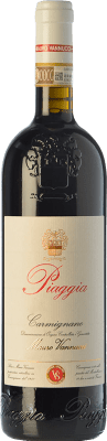 45,95 € Free Shipping | Red wine Piaggia Reserve D.O.C.G. Carmignano Tuscany Italy Merlot, Cabernet Sauvignon, Sangiovese, Cabernet Franc Bottle 75 cl