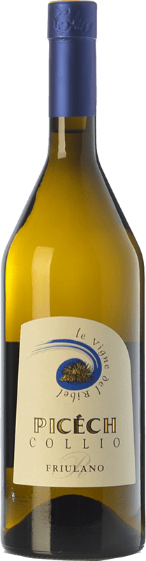 21,95 € Envoi gratuit | Vin blanc Picech D.O.C. Collio Goriziano-Collio Frioul-Vénétie Julienne Italie Friulano Bouteille 75 cl