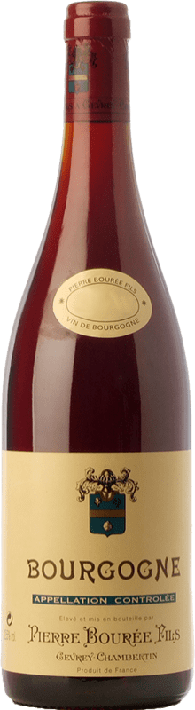 19,95 € Бесплатная доставка | Красное вино Pierre Bourée старения A.O.C. Bourgogne Бургундия Франция Pinot Black бутылка 75 cl