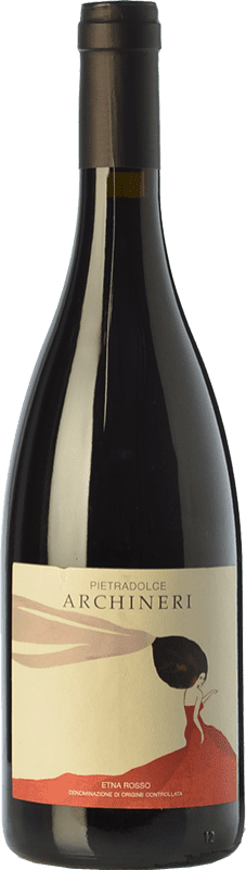 58,95 € Envío gratis | Vino Tinto Pietradolce Archineri D.O.C. Etna Sicilia Italia Nerello Botella 75 cl