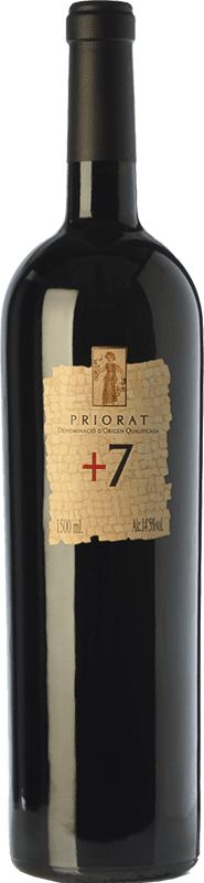 23,95 € Spedizione Gratuita | Vino rosso Pinord +7 Crianza D.O.Ca. Priorat Catalogna Spagna Syrah, Grenache, Cabernet Sauvignon Bottiglia Magnum 1,5 L
