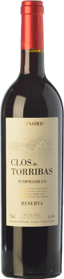 10,95 € Бесплатная доставка | Красное вино Pinord Clos de Torribas Резерв D.O. Penedès Каталония Испания Tempranillo, Cabernet Sauvignon бутылка 75 cl