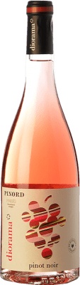 6,95 € Free Shipping | Rosé wine Pinord Diorama D.O. Penedès Catalonia Spain Pinot Black Bottle 75 cl