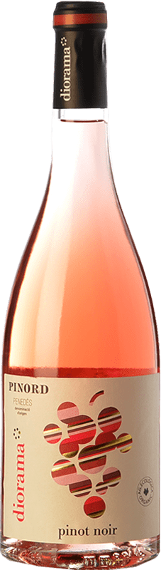 7,95 € Envio grátis | Vinho rosé Pinord Diorama D.O. Penedès Catalunha Espanha Pinot Preto Garrafa 75 cl