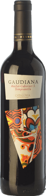 6,95 € 免费送货 | 红酒 Pinord Gaudiana Tempranillo 年轻的 D.O. Catalunya 加泰罗尼亚 西班牙 Tempranillo, Merlot, Cabernet Sauvignon 瓶子 75 cl