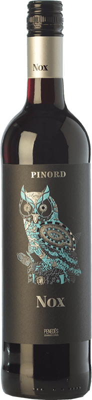 17,95 € 免费送货 | 红酒 Pinord NOX Misterio 年轻的 D.O. Penedès 加泰罗尼亚 西班牙 Tempranillo, Merlot, Cabernet Sauvignon 瓶子 75 cl