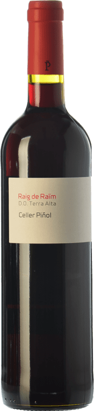 6,95 € Free Shipping | Red wine Piñol Raig de Raïm Negre Young D.O. Terra Alta Catalonia Spain Merlot, Syrah, Grenache, Carignan Bottle 75 cl