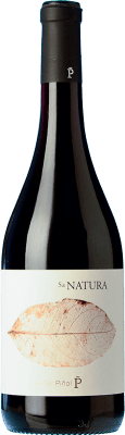 15,95 € Free Shipping | Red wine Piñol Sa Natura Negre Eco Crianza D.O. Terra Alta Catalonia Spain Merlot, Syrah, Carignan, Petit Verdot Bottle 75 cl