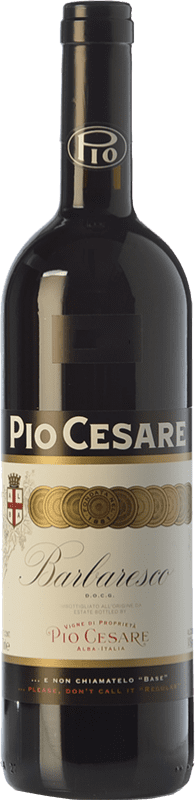 91,95 € Бесплатная доставка | Красное вино Pio Cesare D.O.C.G. Barbaresco Пьемонте Италия Nebbiolo — Неббиоло Бутылка 75 cl