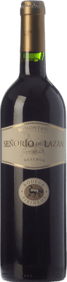 15,95 € Kostenloser Versand | Rotwein Pirineos Señorío de Lazán Reserve — Gereift D.O. Somontano Aragón Spanien Tempranillo, Cabernet Sauvignon, Moristel 75 cl
