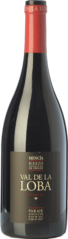 16,95 € Free Shipping | Red Wine Pittacum Val de la Loba Crianza — Aged D.O. Bierzo Castilla y León Spain Mencía Bottle 75 cl
