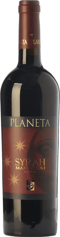 23,95 € Free Shipping | Red wine Planeta Maroccoli Aged I.G.T. Terre Siciliane Sicily Italy Syrah Bottle 75 cl