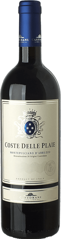 15,95 € Бесплатная доставка | Красное вино Castorani Coste delle Plaie D.O.C. Montepulciano d'Abruzzo Абруцци Италия Montepulciano — Монтепульчано Бутылка 75 cl